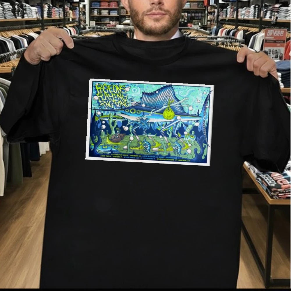 Pigeons Playing Ping Pong Florida March 2026 Tour Poster Shirt