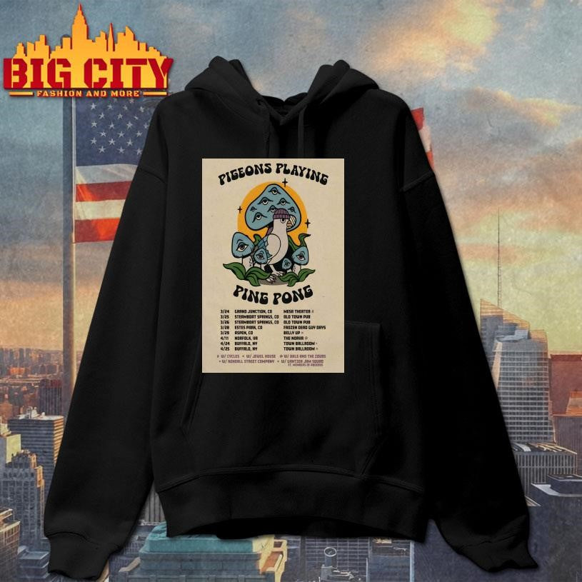Pigeons Playing Ping Pong Winter And Spring Tour 2026 Poster Shirt