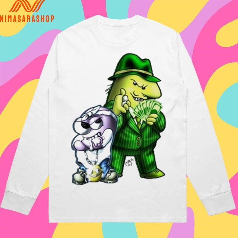 Pim And Charlie Cool Gangsta Friends Smiling Friends Shirts