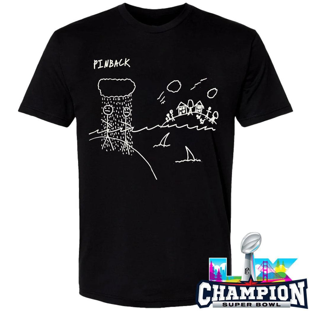 Pinback Sharks Shirt