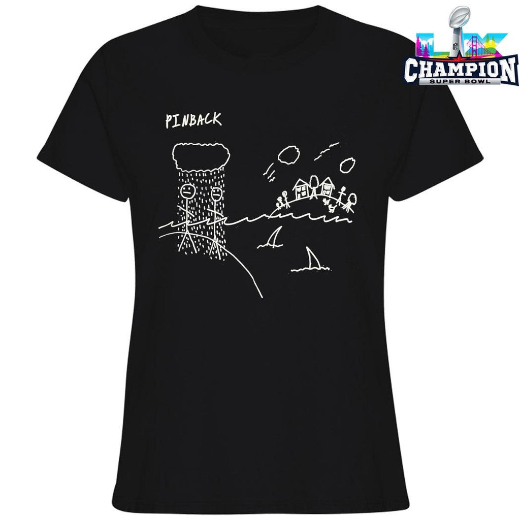 Pinback Sharks Shirt