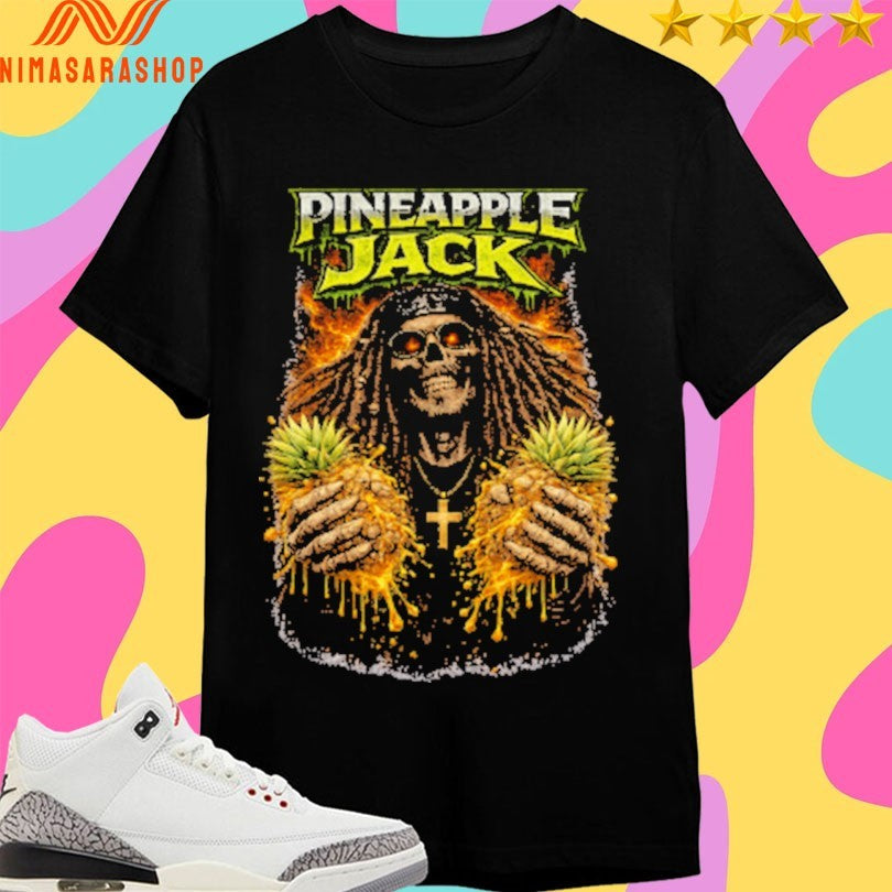 Pineapple Jack Skeleton Crush Shirts