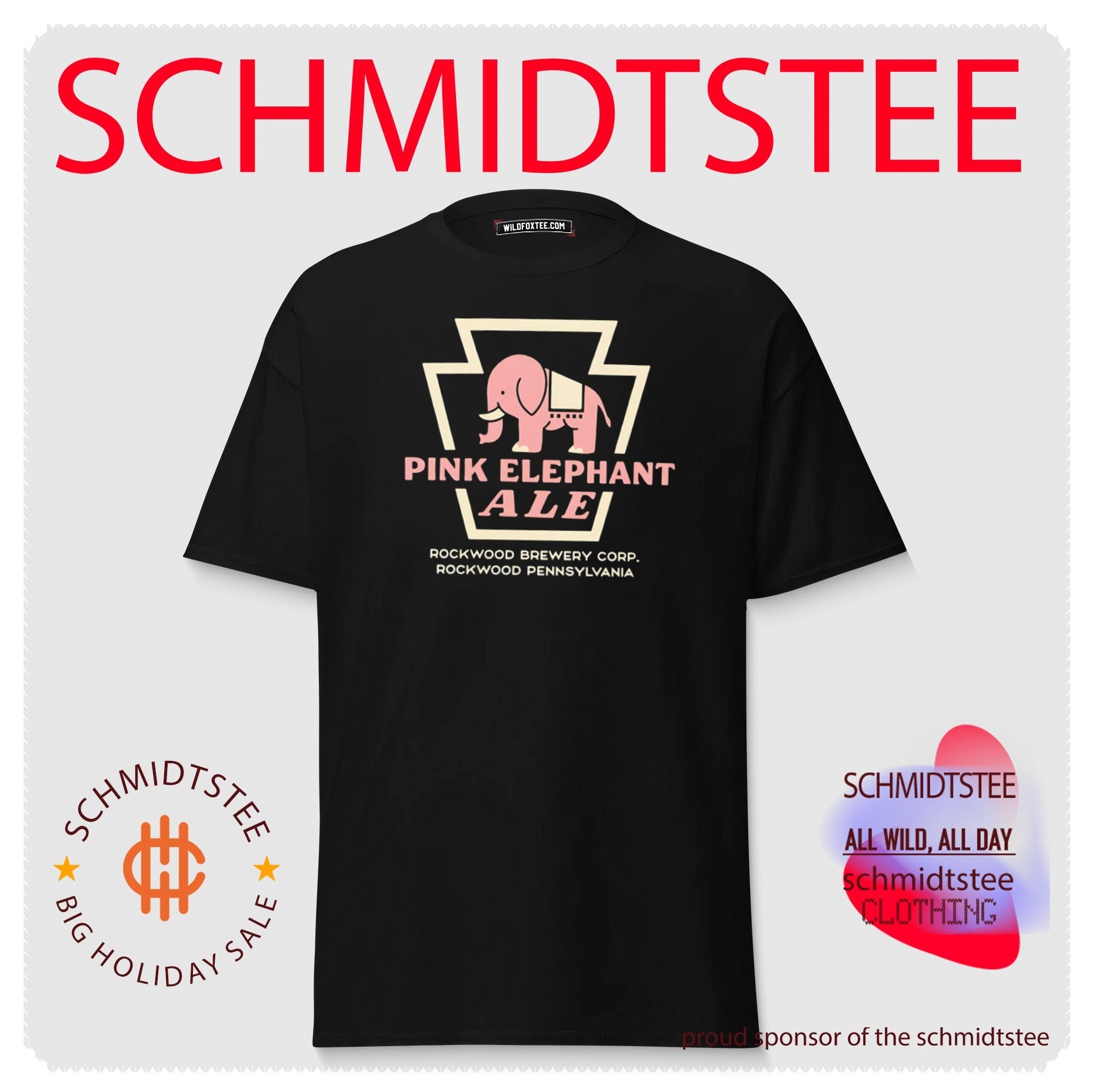 Pink Elephant Ale Rockwood Brewery Corp Rockwood Pennsylvania shirt