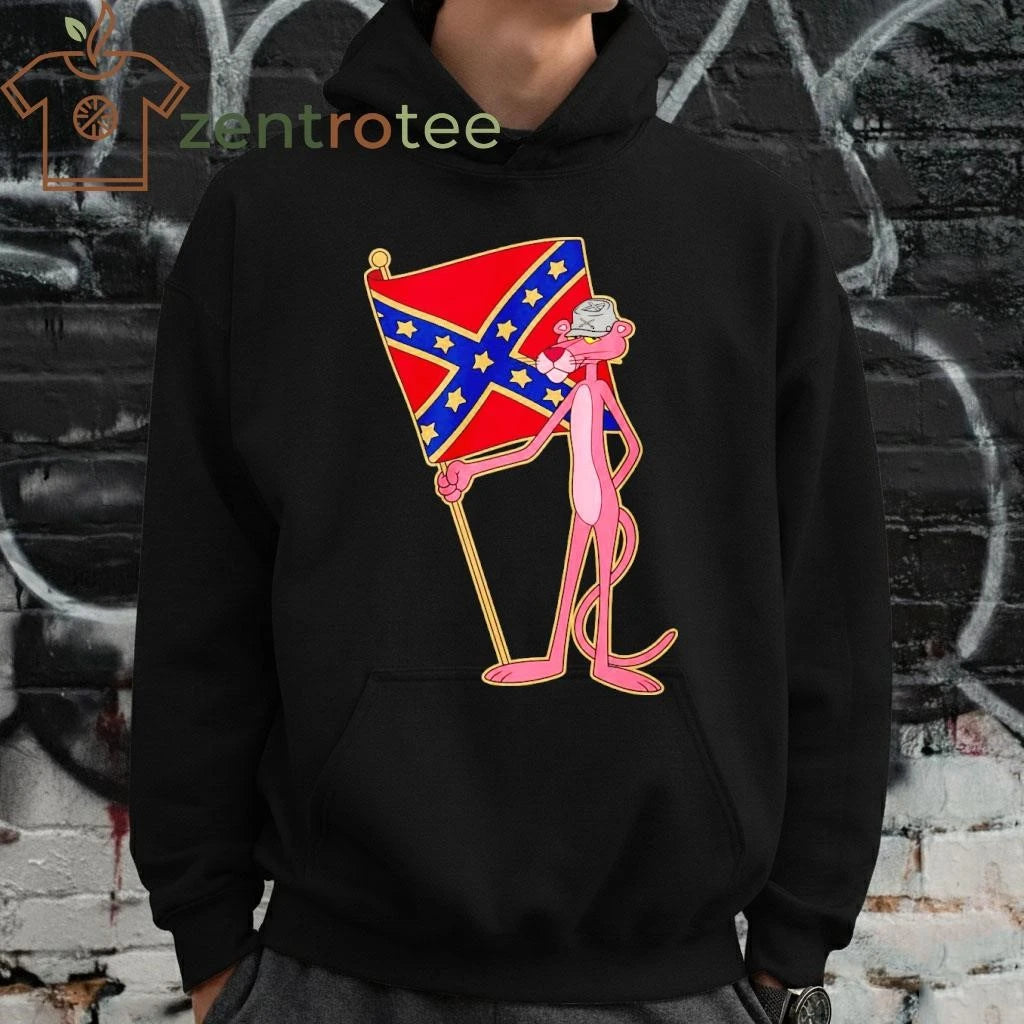 Pink Panther Confederate Flag tee