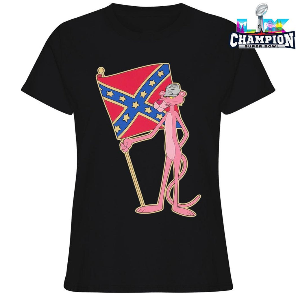 Pink Panther Confederate Flag Shirt