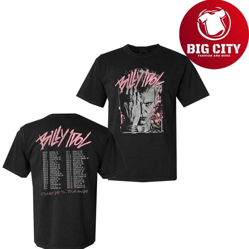Pink Scratch Billy 2025 Tour 2025 New Shirt