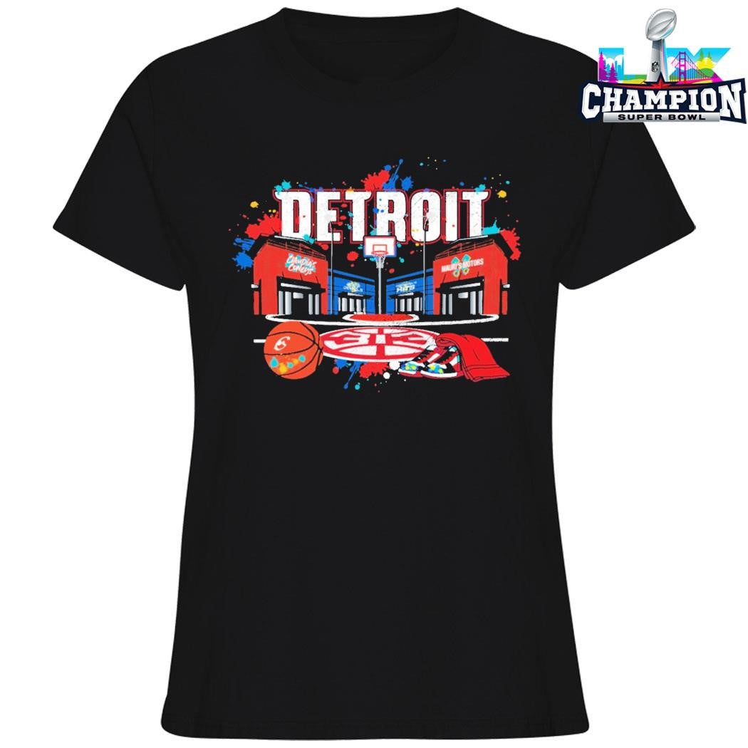 Pistons 313 Pistons City Of Hoop Dreams Shirt