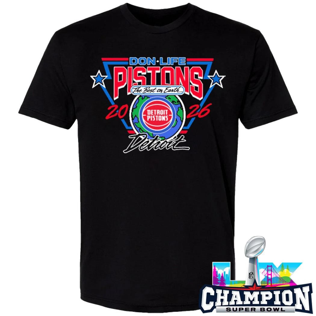 Pistons 313 Pistons X Don Life 313 Day Shirt
