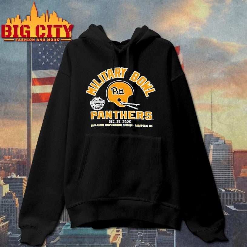 Pittsburgh Panthers 2025 Military Bowl Helmet Shirt