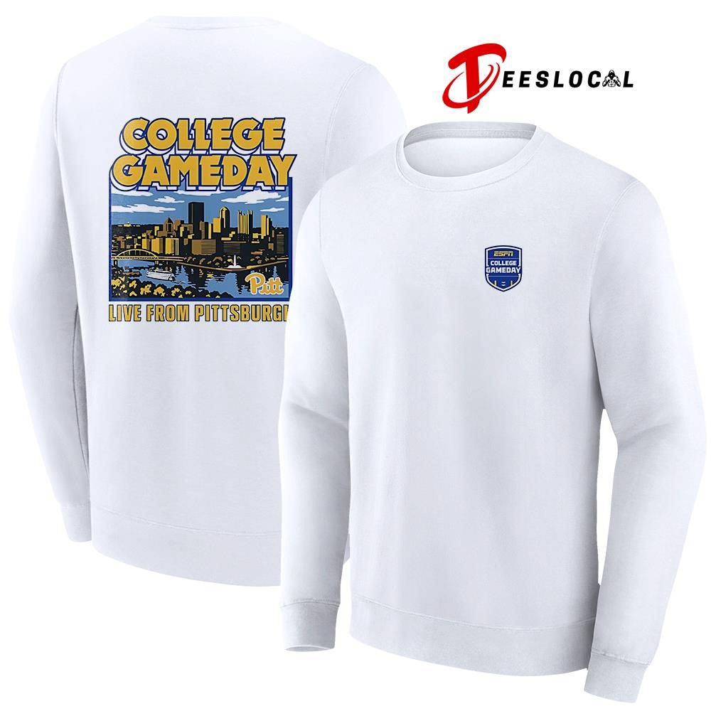 Pittsburgh Panthers College Gameday Stadium live from Pittsburgh graphic shirt
