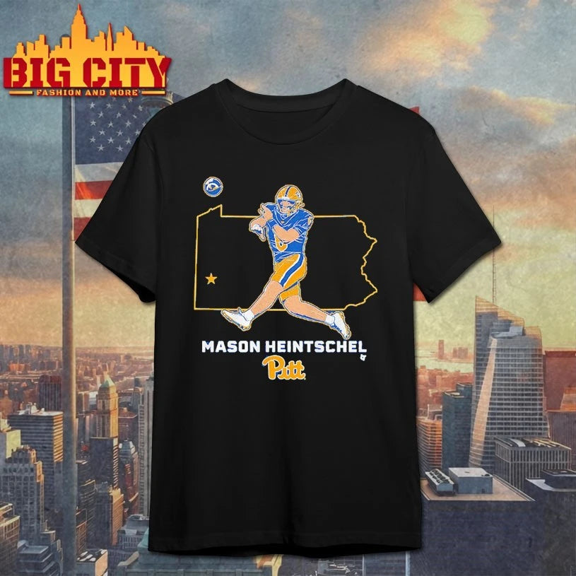 Pittsburgh Panthers Mason Heintschel State Star Map shirt