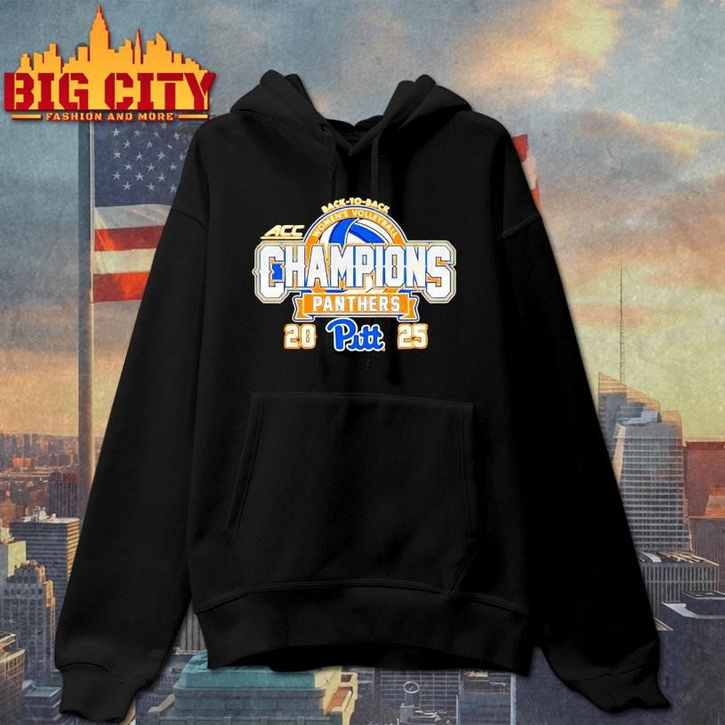 Pittsburgh Panthers back to back 2025 ACC Women’s volleyball Champions Shirt
