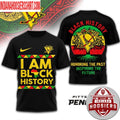 Pittsburgh Penguins 2026 NHL Black History Map And Logo Two Sided Shirt