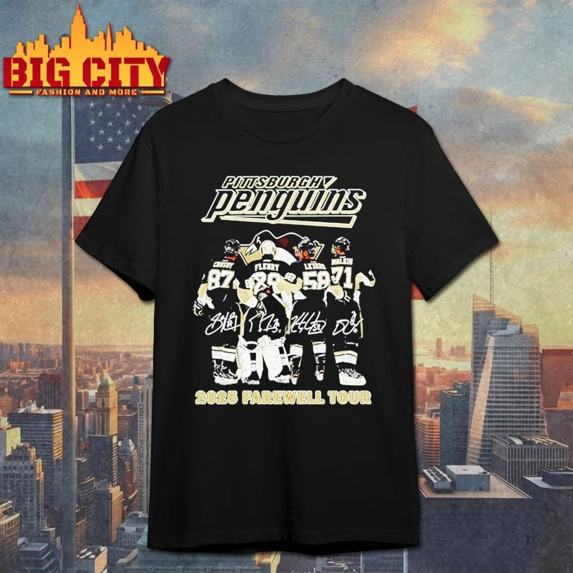 Pittsburgh Penguins Hockey 2025 Farewell Tour Signatures Shirt