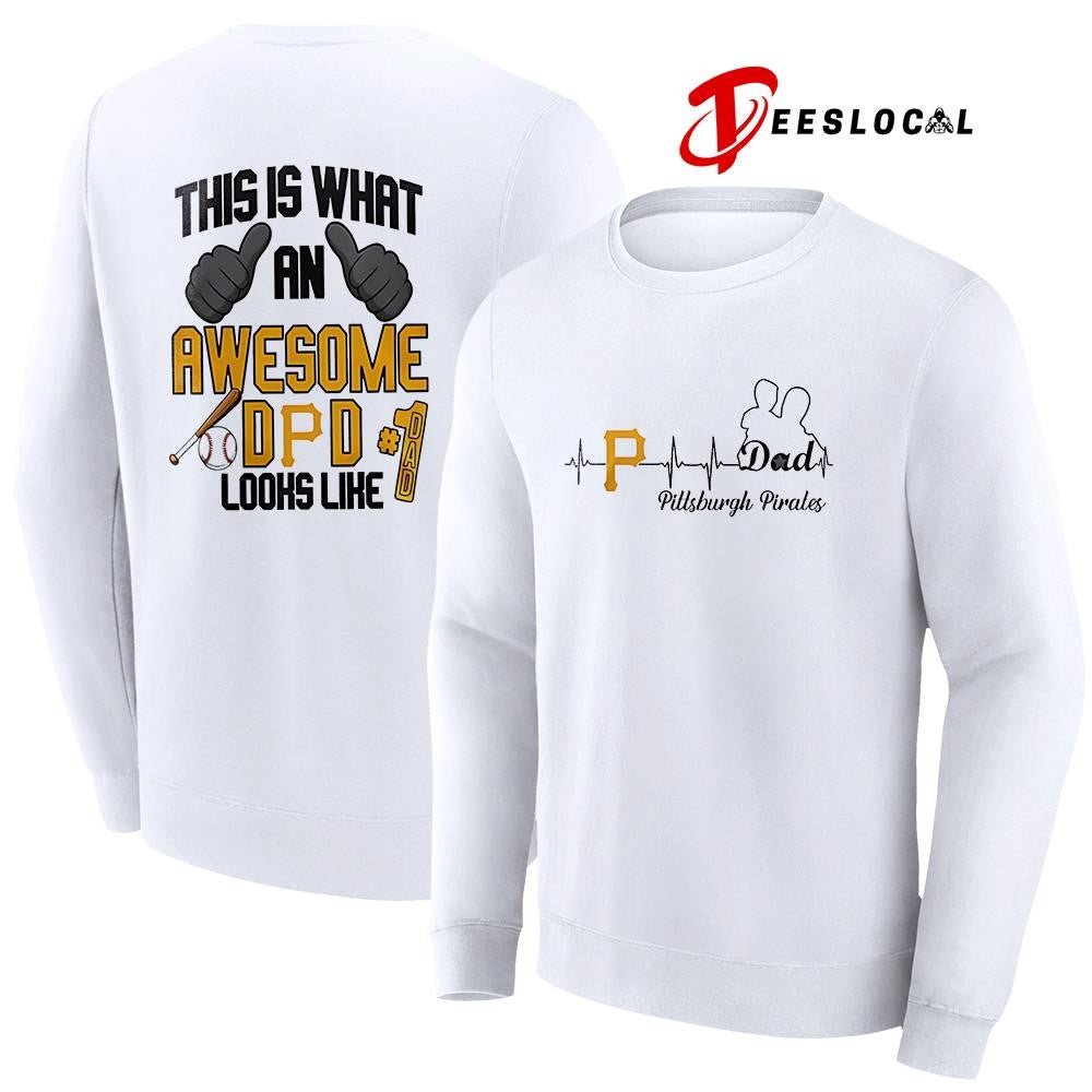 Pittsburgh Pirates Father Day this is what an awesome dad looks like shirt