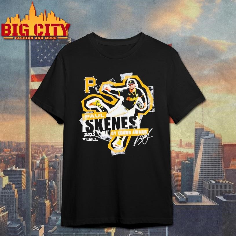 Pittsburgh Pirates Paul Skenes 2025 National League Cy Young Award Winner shirt