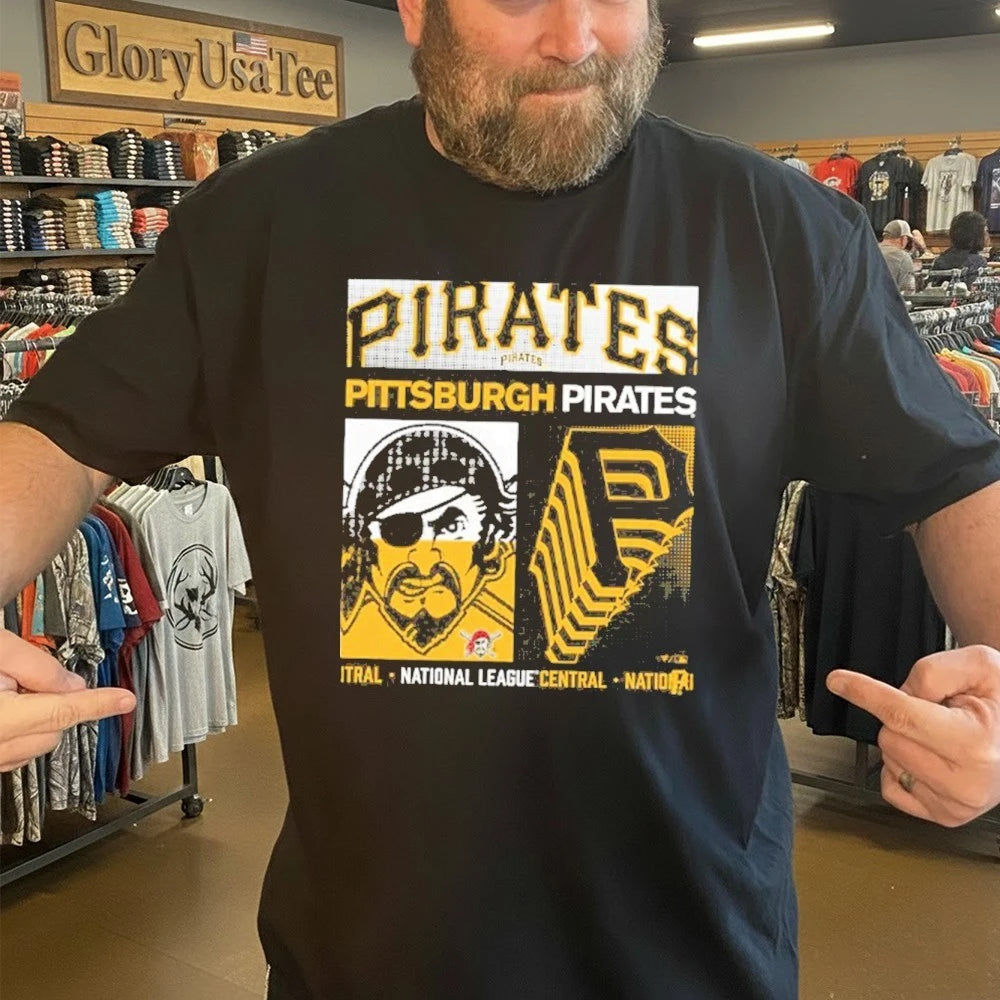 Pittsburgh Pirates Profile Big &amp; Tall Two-Sided Graphic T-Shirt