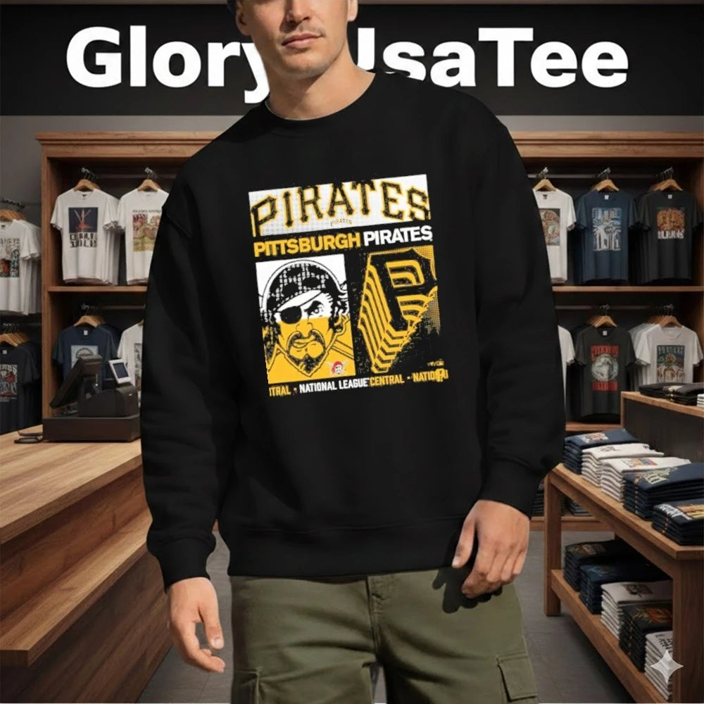 Pittsburgh Pirates Profile Big &amp; Tall Two-Sided Graphic T-Shirt