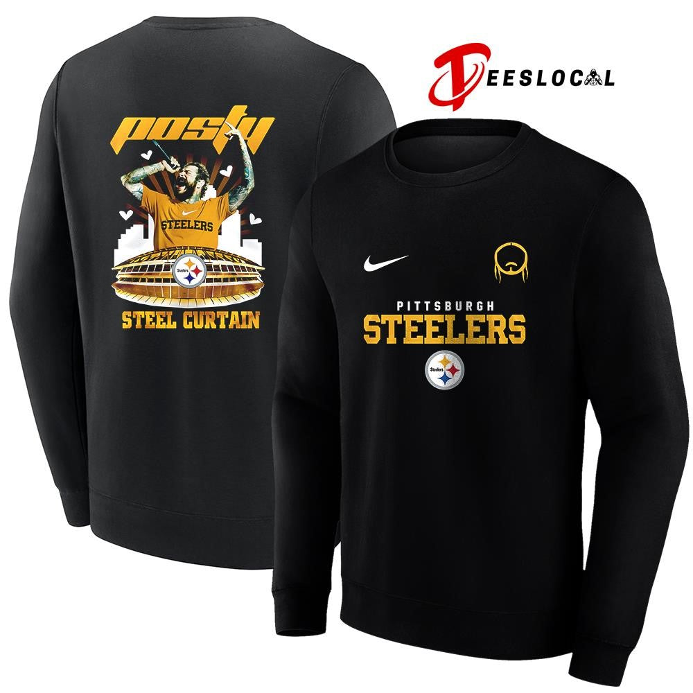 Pittsburgh Steelers x Post Malone Posty stadium shirt