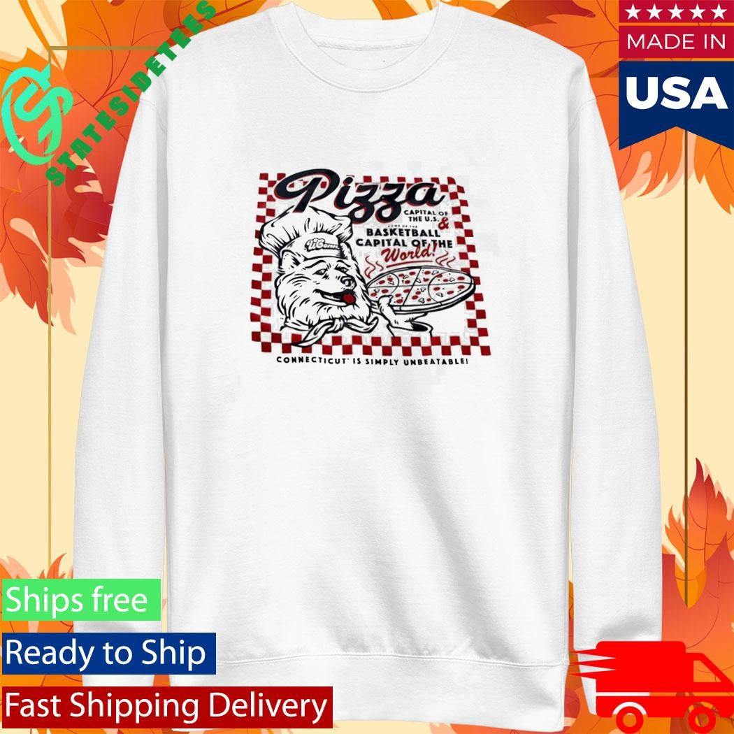 Pizza Capital Of The U.s. And Home Of The Basketball Capital Of The World Shirt