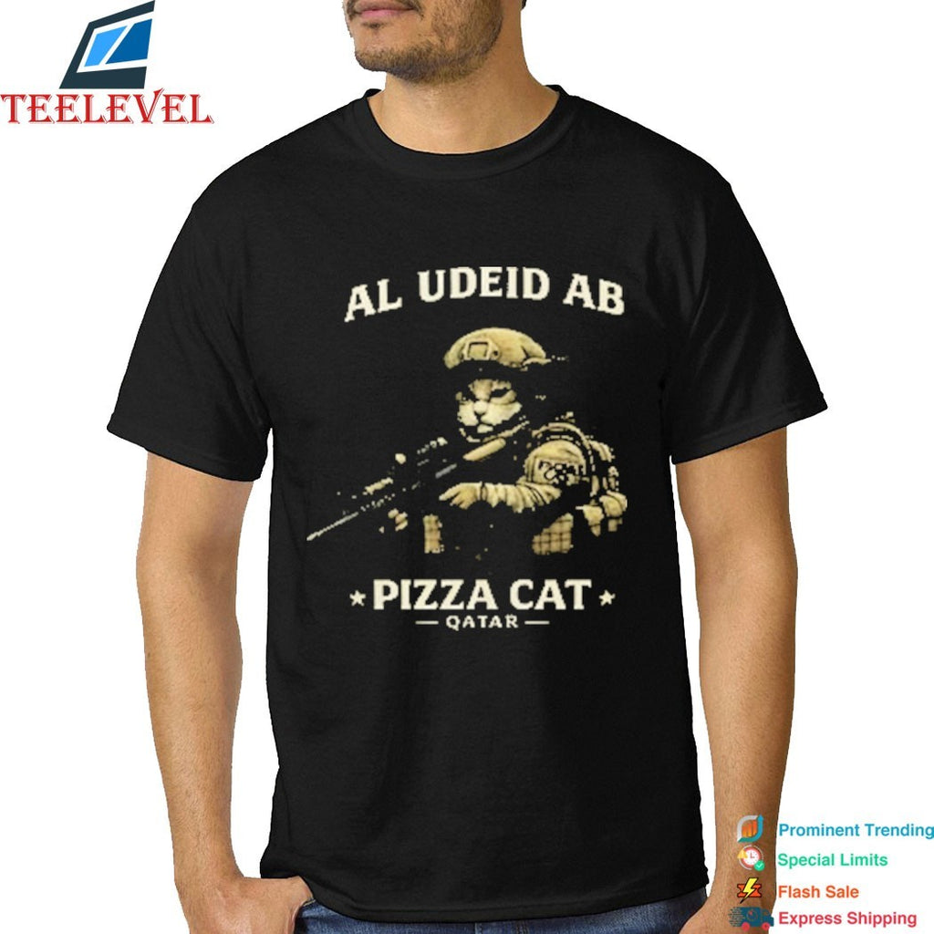 Pizza Cat The Deid AL Udeid AB Qatar T-shirts
