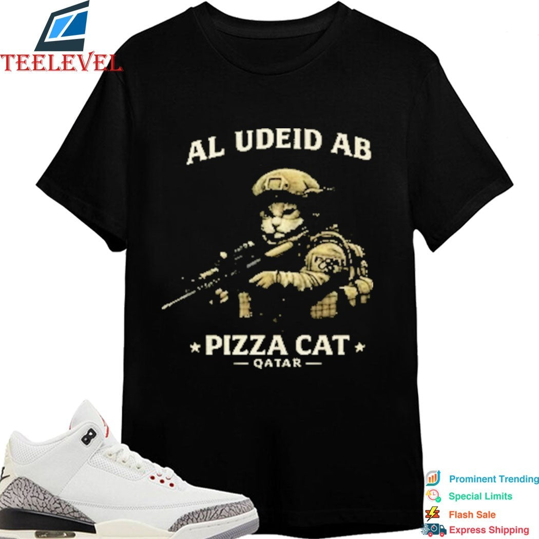 Pizza Cat The Deid AL Udeid AB Qatar T-shirts