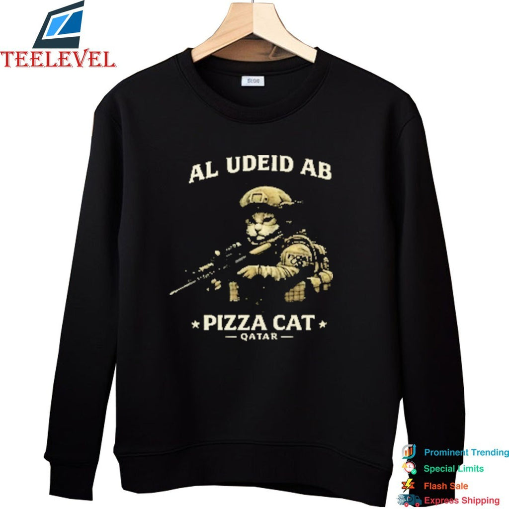 Pizza Cat The Deid AL Udeid AB Qatar T-shirts