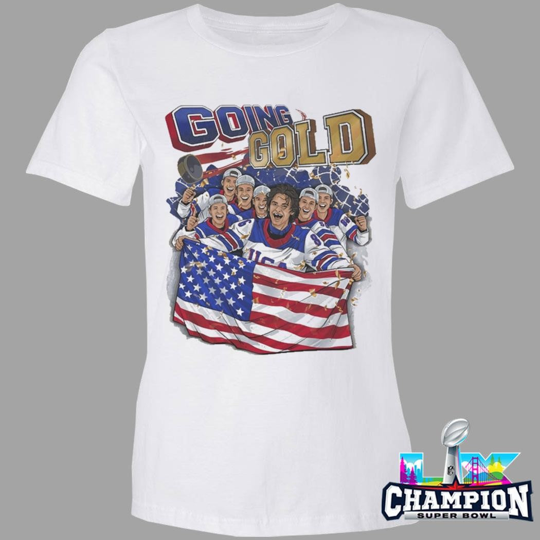 Planet Euphoria Usa Hockey Going Medal Olympic 2026 Shirt