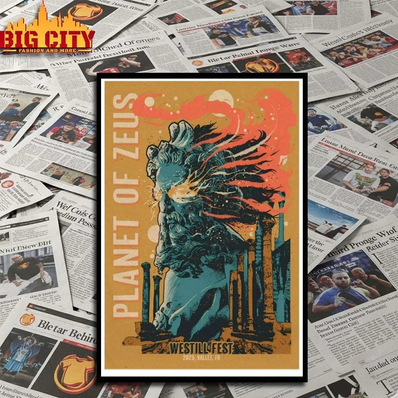 Planet Of Zeus Oct 31 2025 Vallet France Poster shirt