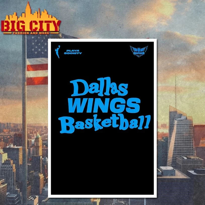 Playa Society Dallas Wings Basketball shirts