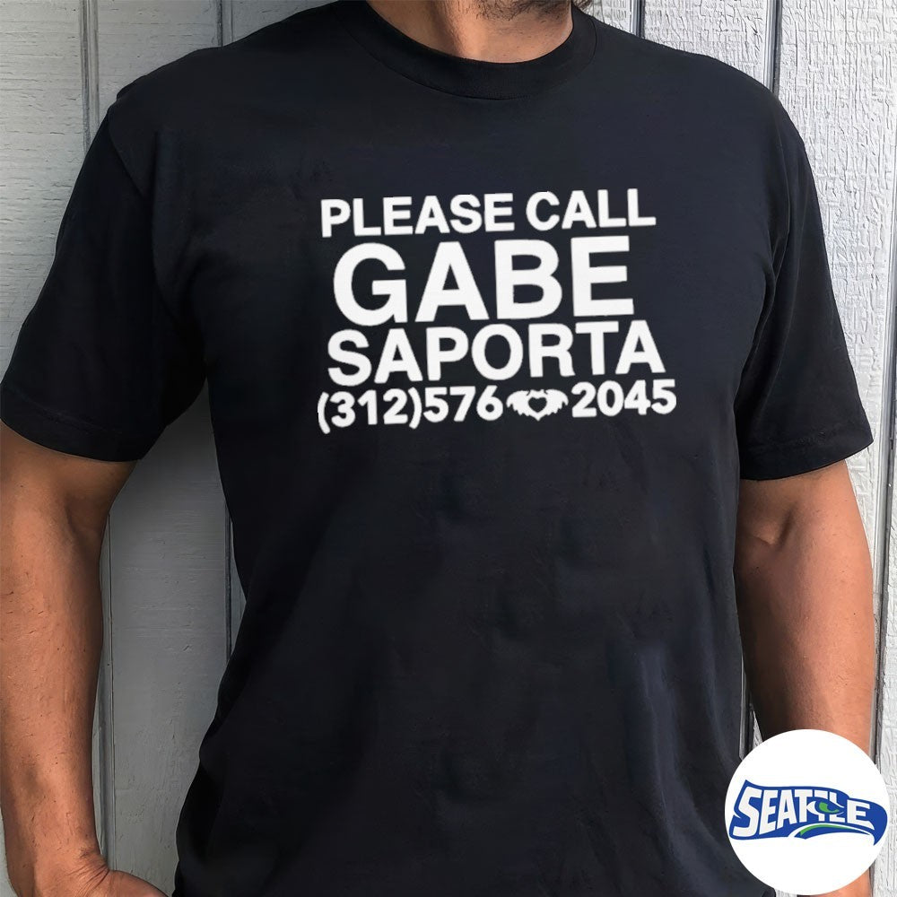 Please call gabe saporta 312576 2045 shirt