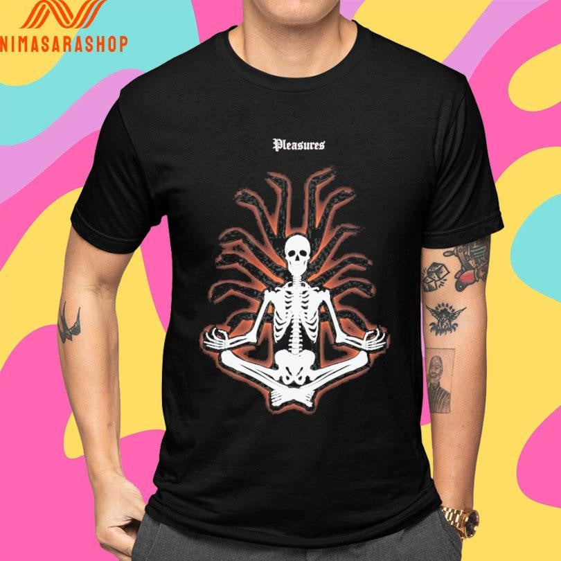 Pleasures Meditation Skeleton Shirts