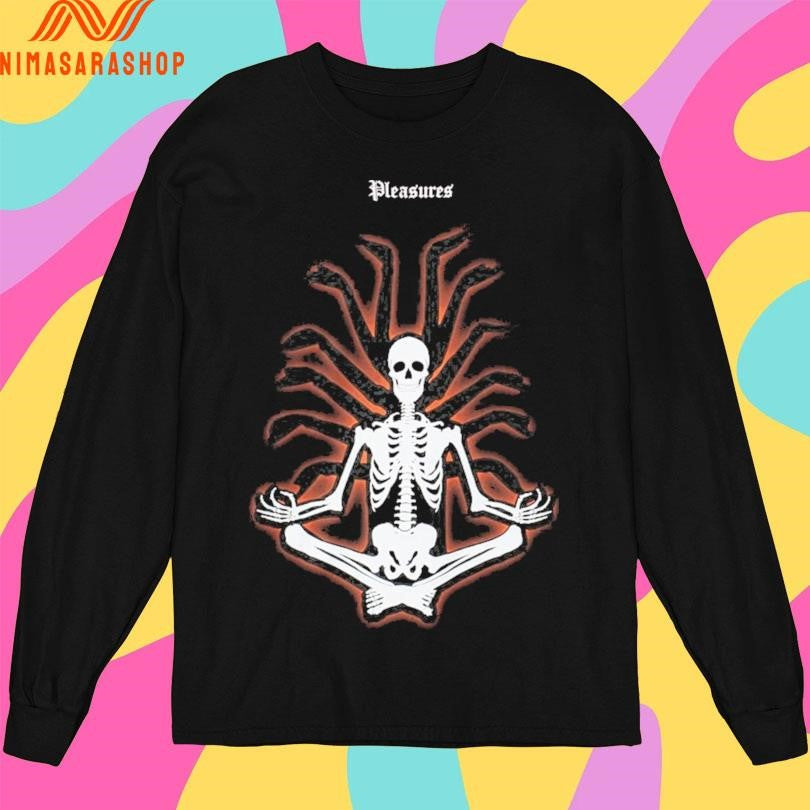 Pleasures Meditation Skeleton Shirts