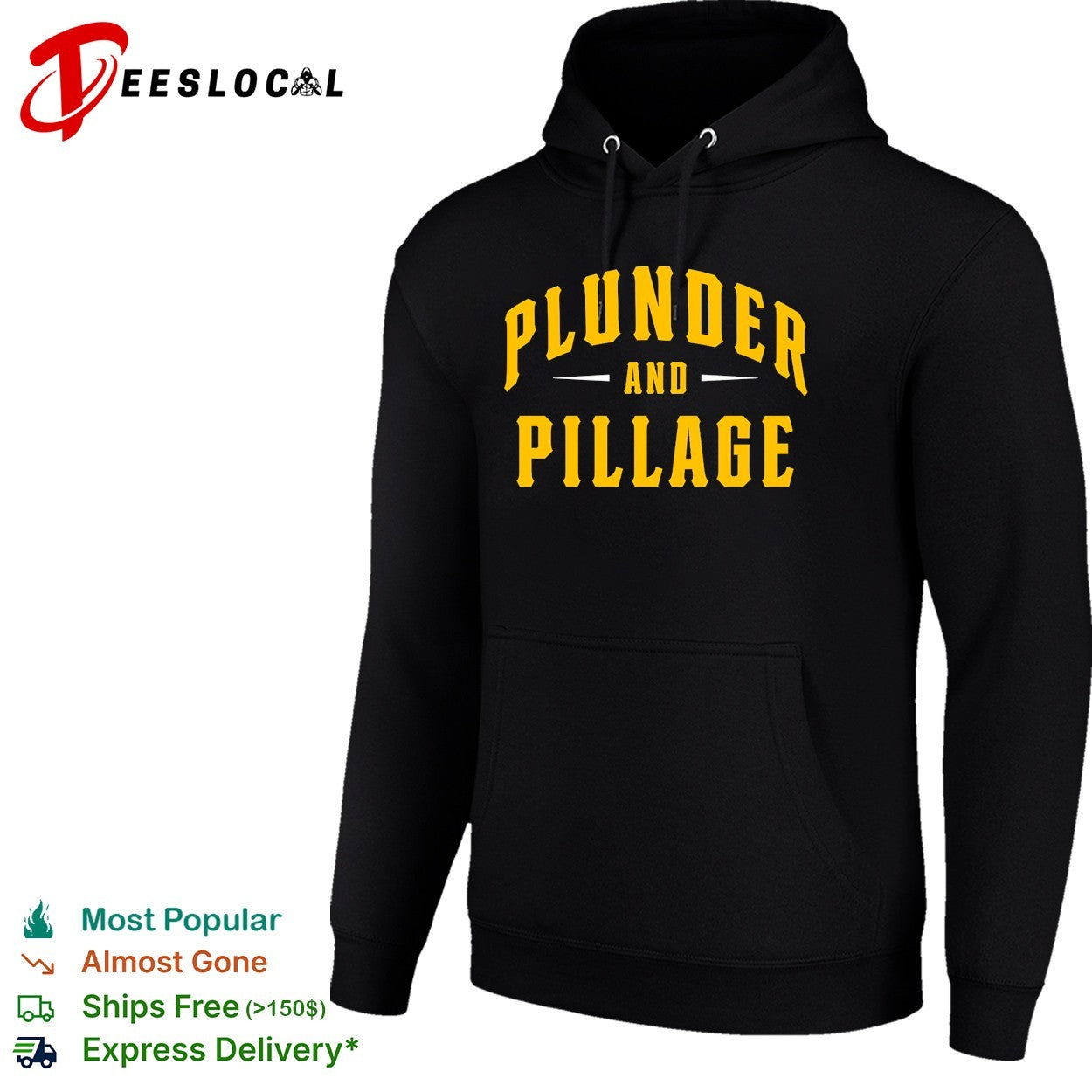 Plunder and Pillage Pittsburg PA logo shirt