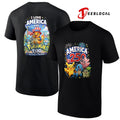 Pokemon I love America 250 years of freedom graphic shirt