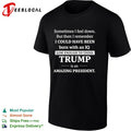 Political satire trump is an amazing president shirt