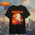 Pomzilla Pomeranian Dog Monster Pom Dog Lover Shirt