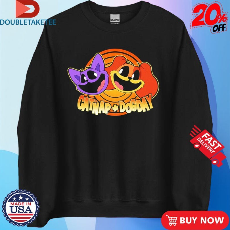 Poppy Playtime CatNap + DogDay In Color T-shirts