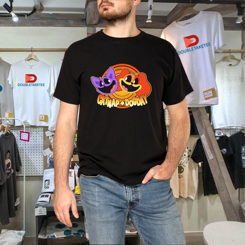 Poppy Playtime CatNap + DogDay In Color T-shirts