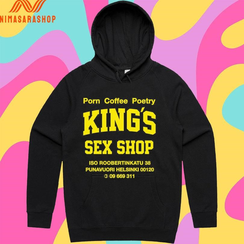Porn Coffee Poetry King’s Sex Shop Iso Roobertinkatu 38 Punavuori Helsinki 00120 Shirts