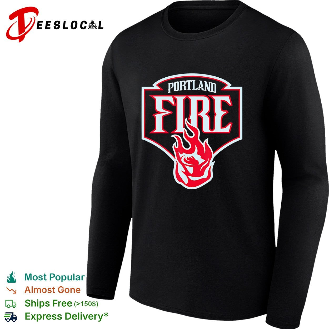Portland Fire logo shirt