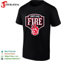 Portland Fire logo shirt