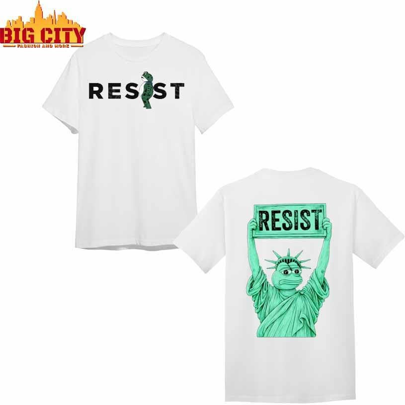 Portland Frog Protest Statue of Liberty Resist Shirt