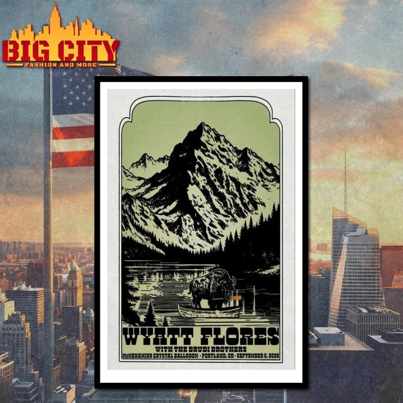 Portland, OR Event Sept 6, 2025 Wyatt Flore Poster Shirt