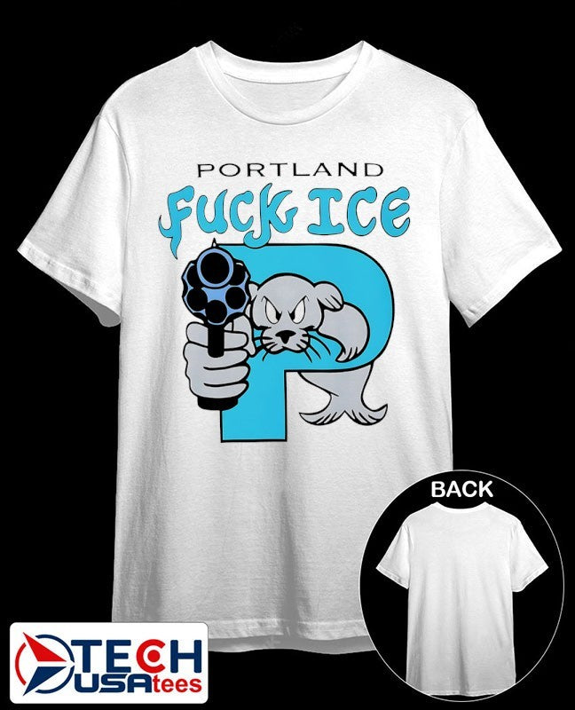 Portland fck ICE Seal gun shirt