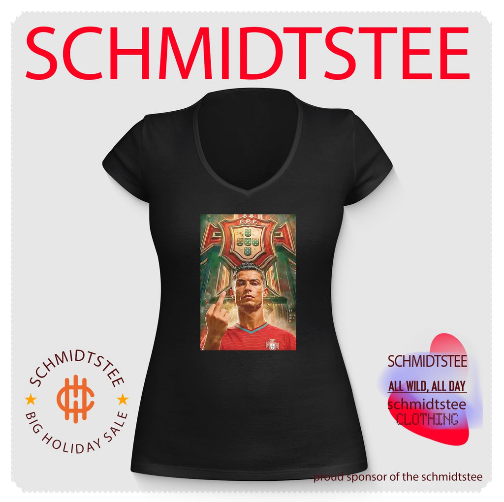Portugal Cristiano Ronaldo CR7 middle finger shirt