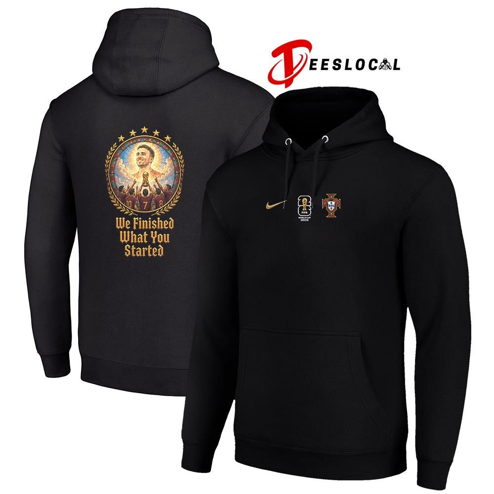 Portugal WC 2026 in memory of the Portuguese player Diogo portrait we finished what you started shirt