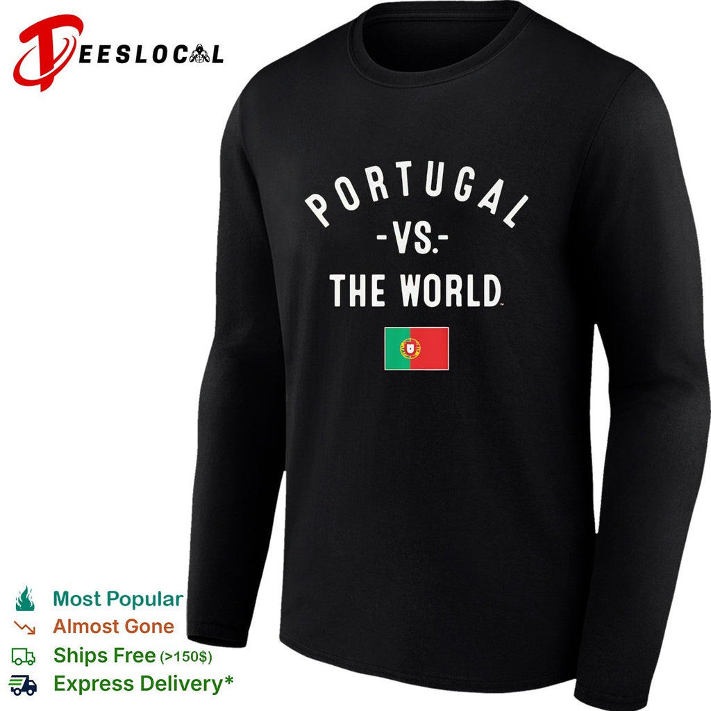 Portugal vs The World FIFA World Cup 2026 having flag shirt