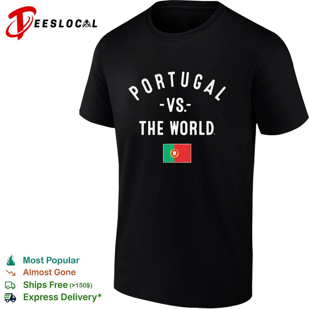 Portugal vs The World FIFA World Cup 2026 having flag shirt