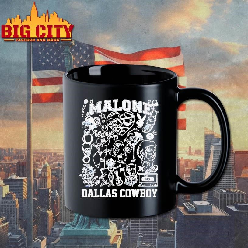 Post Malone Musician And Dallas Cowboys Graphic Shirt